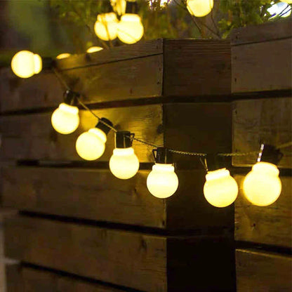 Outdoor string lights