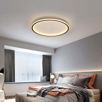 Ultra Slim Round LED Ceiling Light | Modern Minimalist Bedroom Living Room Lamp