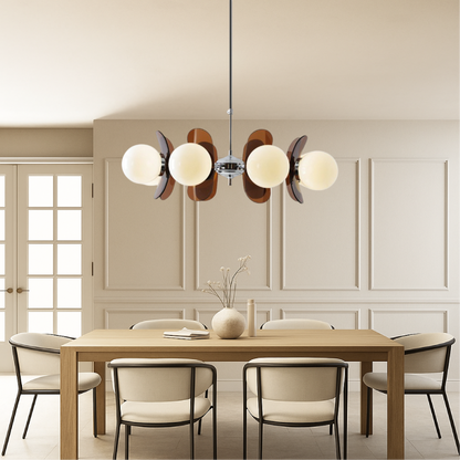 Bauhaus Chandelier for Dining Room | Modern LED Ceiling Light