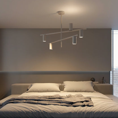 Modern Cylinder LED Ceiling Light | Contemporary Bedroom Living Room Ceiling Lamp