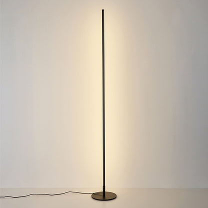 Minimalist LED Floor Lamp with Remote Control | Modern Standing Light for Living Room