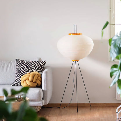 Modern Japanese Style Floor Lamp | Standing Light for Living Room and Bedroom