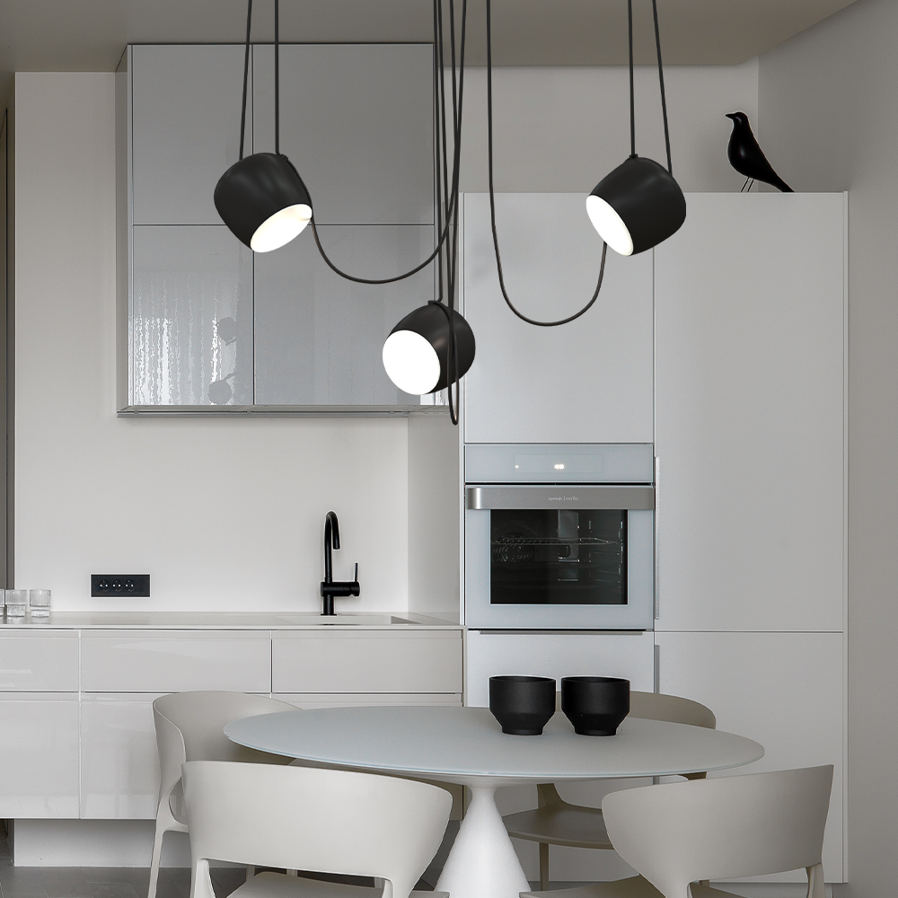 Modern Multi Dimmable Ceiling Light with Adjustable Heads | Elegant Pendant Lamp