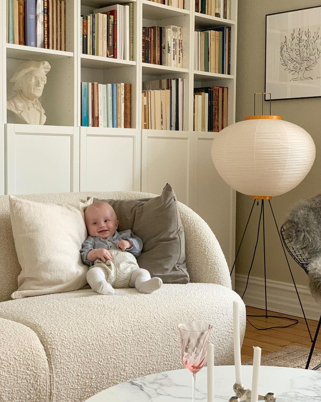 Modern Japanese Style Floor Lamp | Standing Light for Living Room and Bedroom