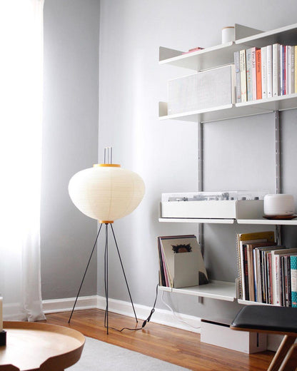Modern Japanese Style Floor Lamp | Standing Light for Living Room and Bedroom