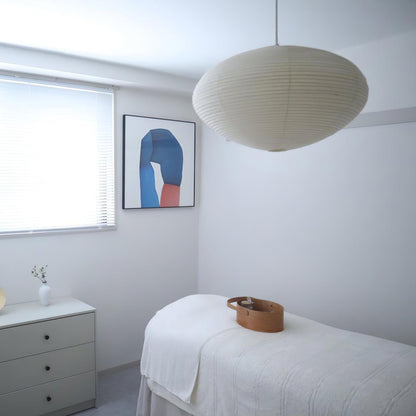 Japanese Paper Pendant Ceiling Lamp | Modern Hanging Light for Bedroom and Living