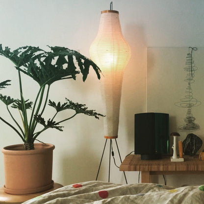 Modern Japanese Style Floor Lamp | Standing Light for Living Room and Bedroom