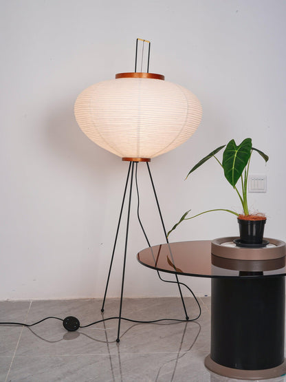 Modern Japanese Style Floor Lamp | Standing Light for Living Room and Bedroom