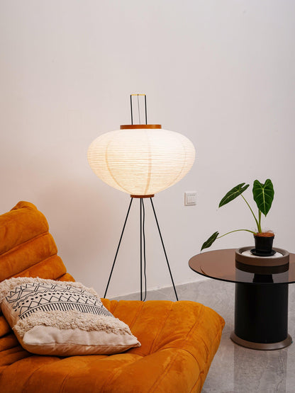Modern Japanese Style Floor Lamp | Standing Light for Living Room and Bedroom