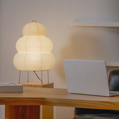 Modern Paper Table Lamp | Floor Lamp with Soft Glow for Living Room and Bedroom