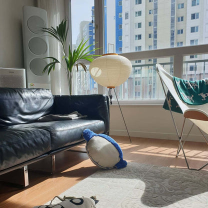 Modern Japanese Style Floor Lamp | Standing Light for Living Room and Bedroom