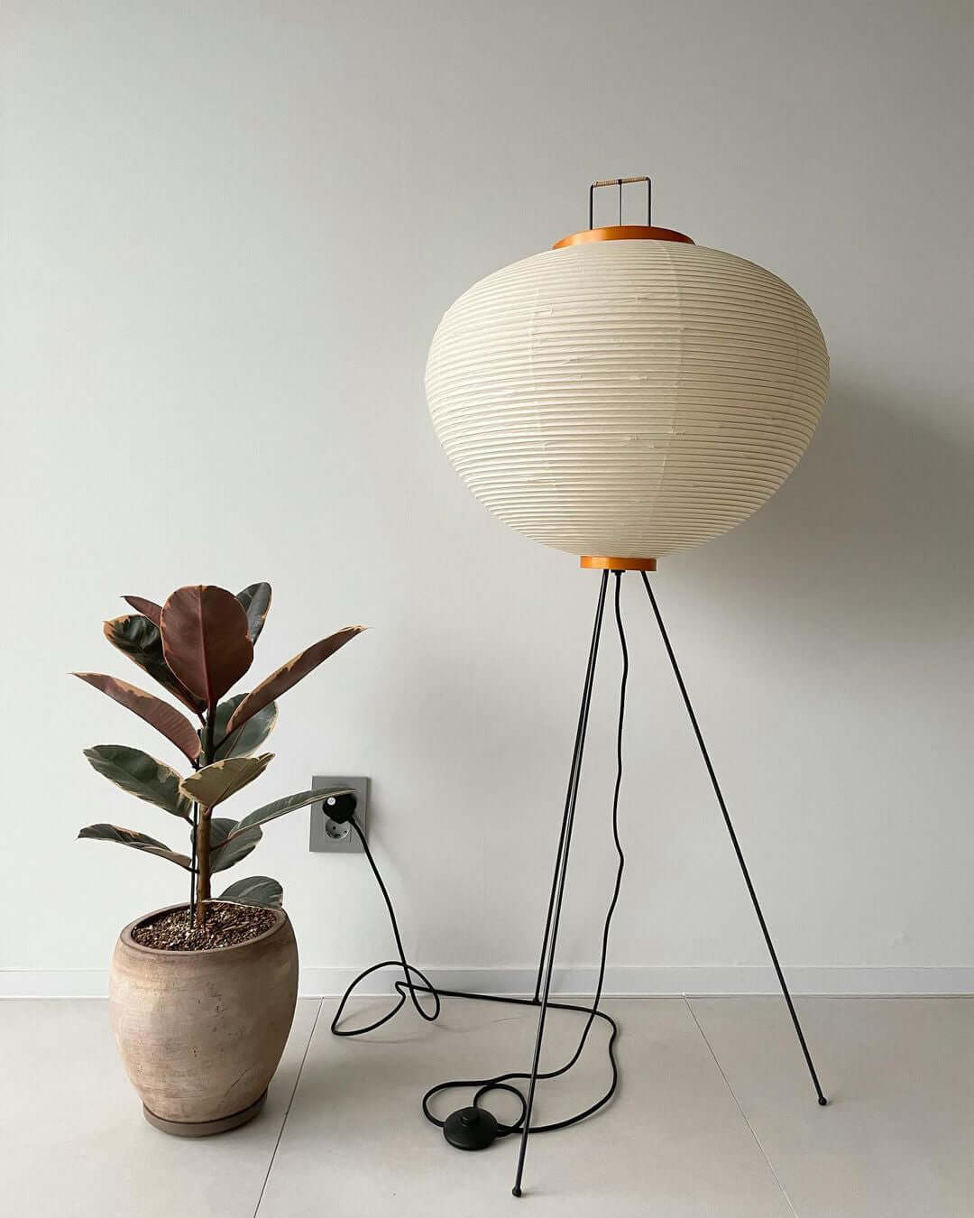 Modern Japanese Style Floor Lamp | Standing Light for Living Room and Bedroom
