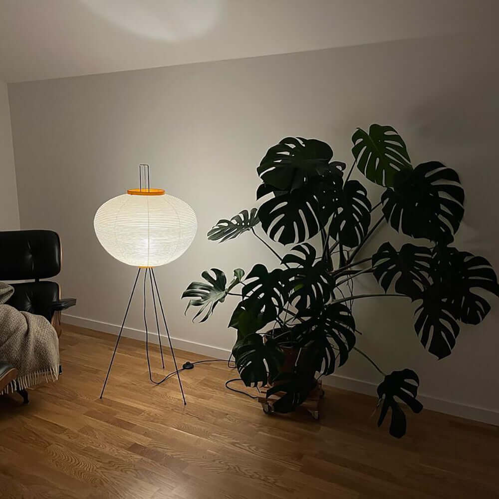 Modern Japanese Style Floor Lamp | Standing Light for Living Room and Bedroom