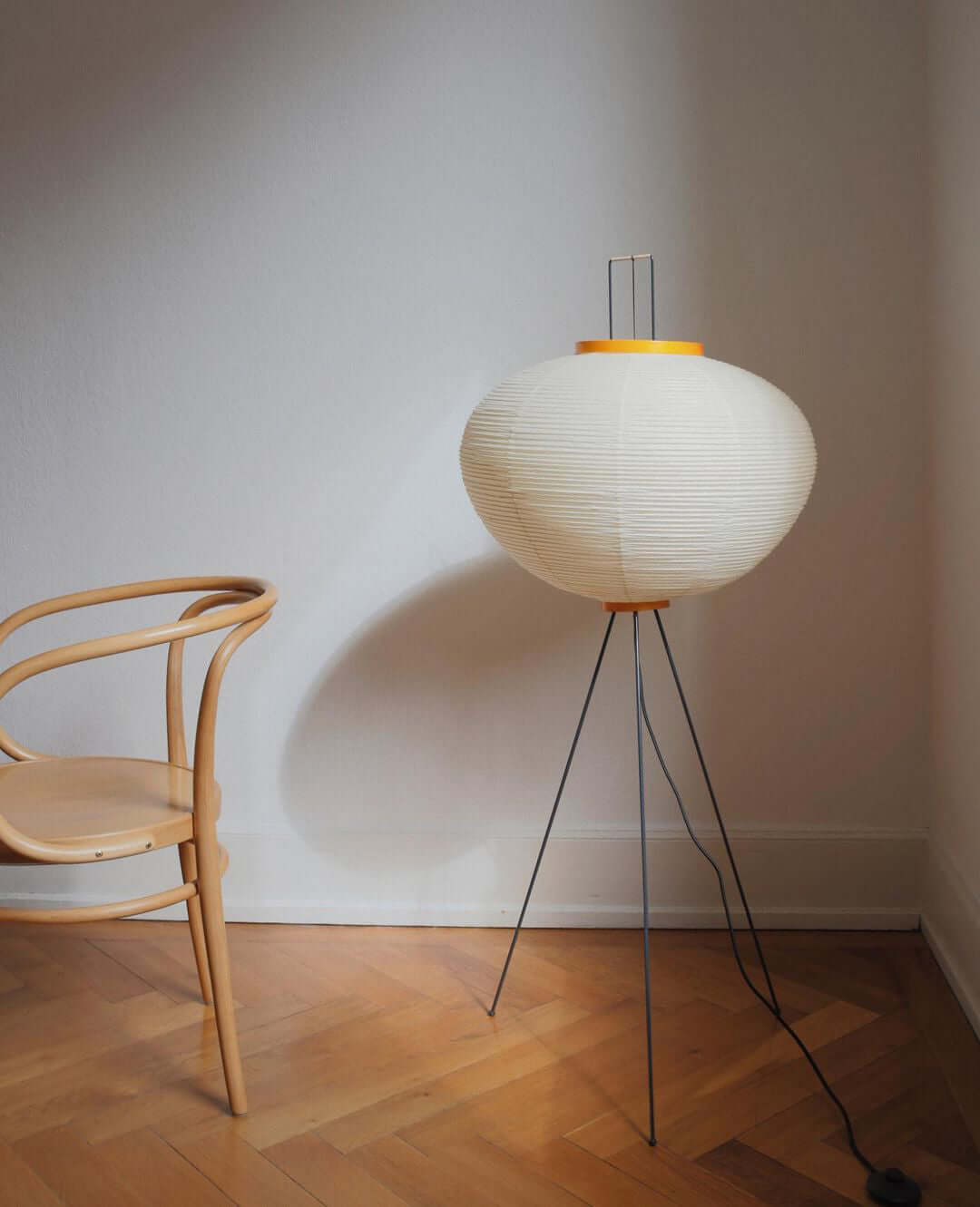 Modern Japanese Style Floor Lamp | Standing Light for Living Room and Bedroom