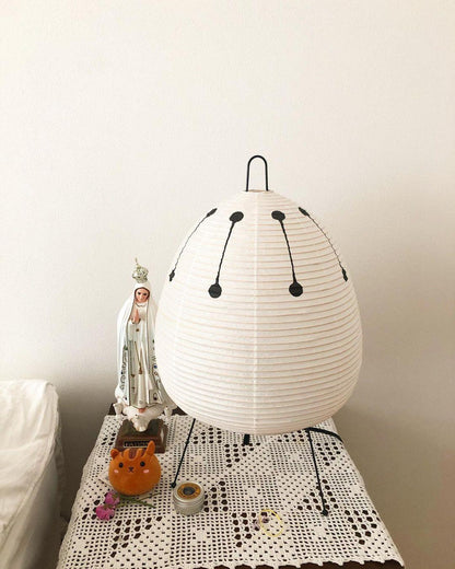 Modern Paper Table Lamp | Floor Lamp with Soft Glow for Living Room and Bedroom