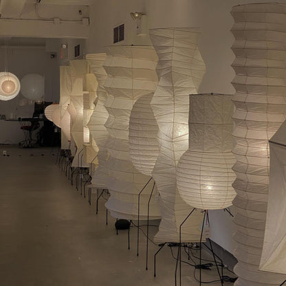 Modern Japanese Style Floor Lamp | Standing Light for Living Room and Bedroom