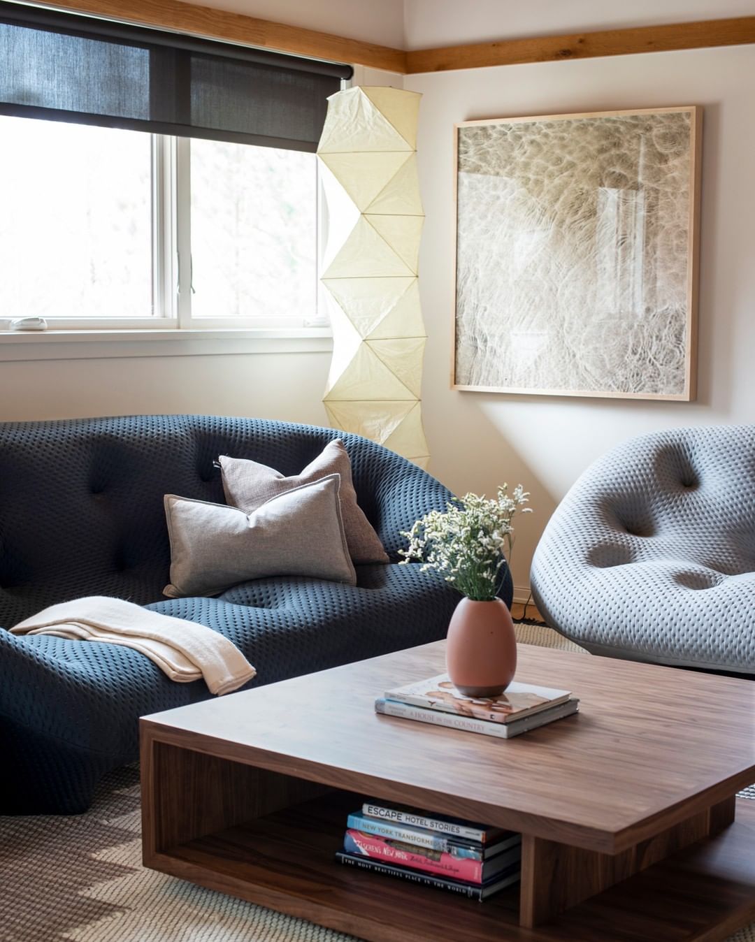 Modern Japanese Style Floor Lamp | Standing Light for Living Room and Bedroom