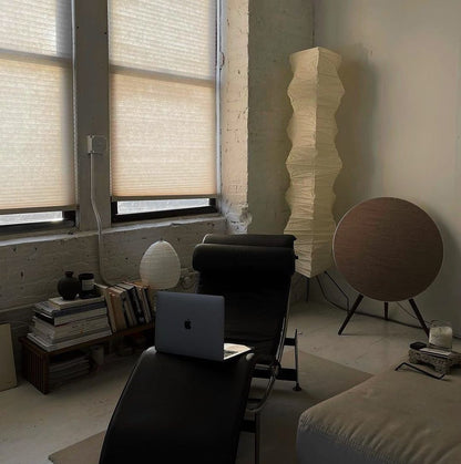 Modern Japanese Style Floor Lamp | Standing Light for Living Room and Bedroom
