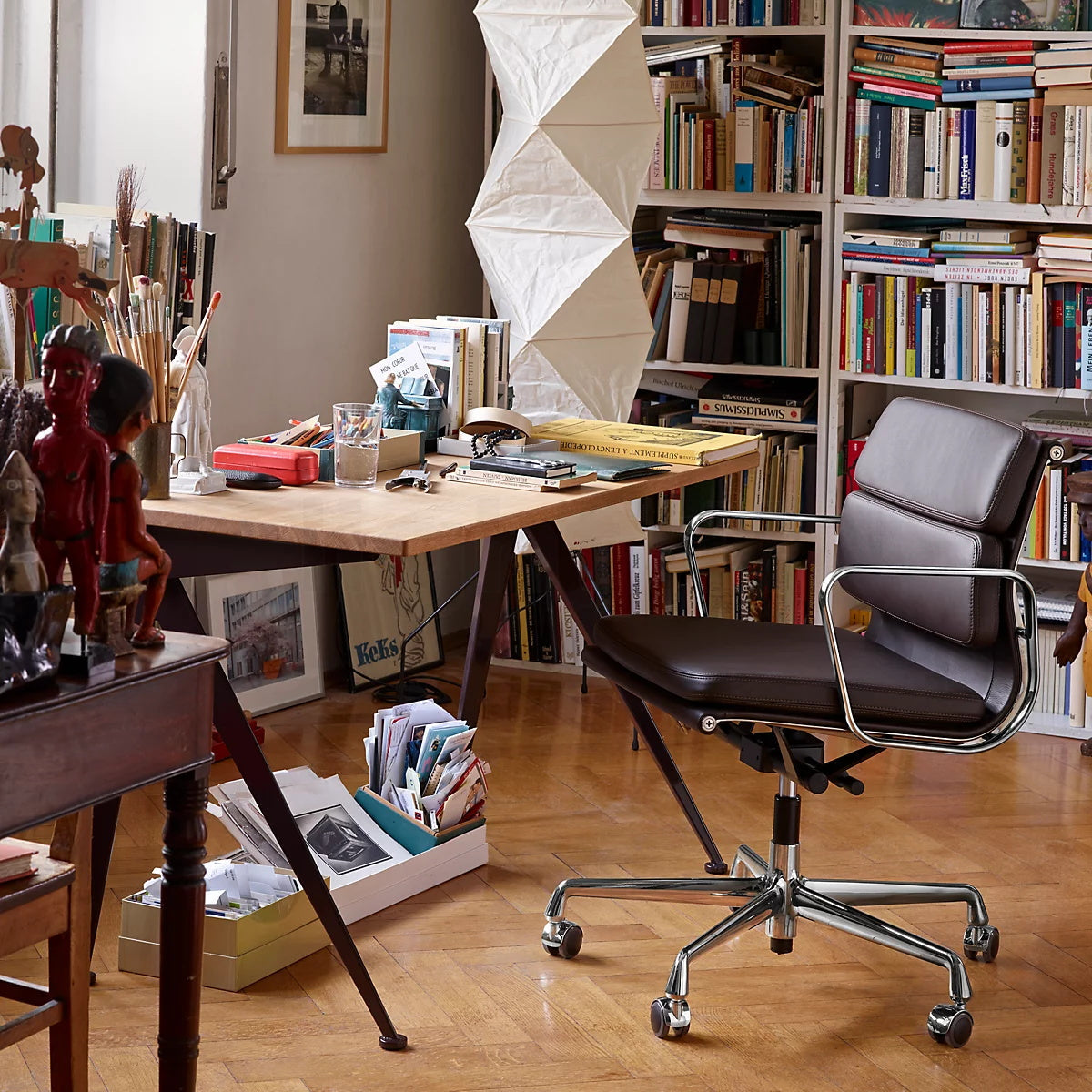 Modern Japanese Style Floor Lamp | Standing Light for Living Room and Bedroom