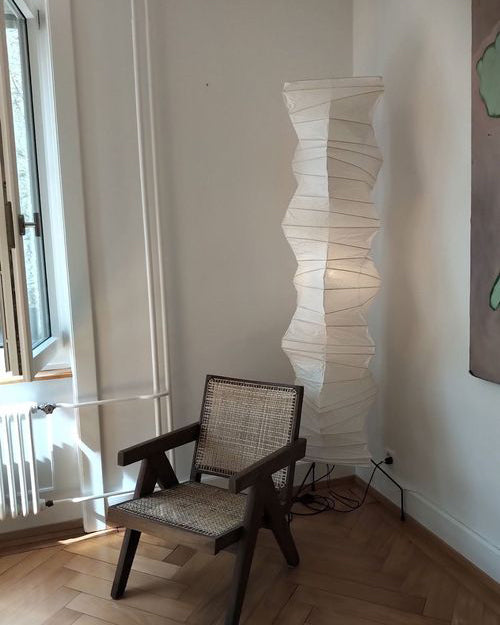 Modern Japanese Style Floor Lamp | Standing Light for Living Room and Bedroom