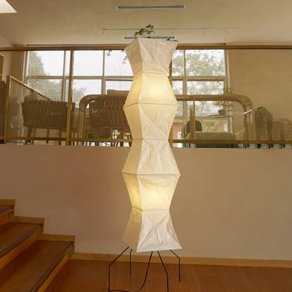 Modern Japanese Style Floor Lamp | Standing Light for Living Room and Bedroom