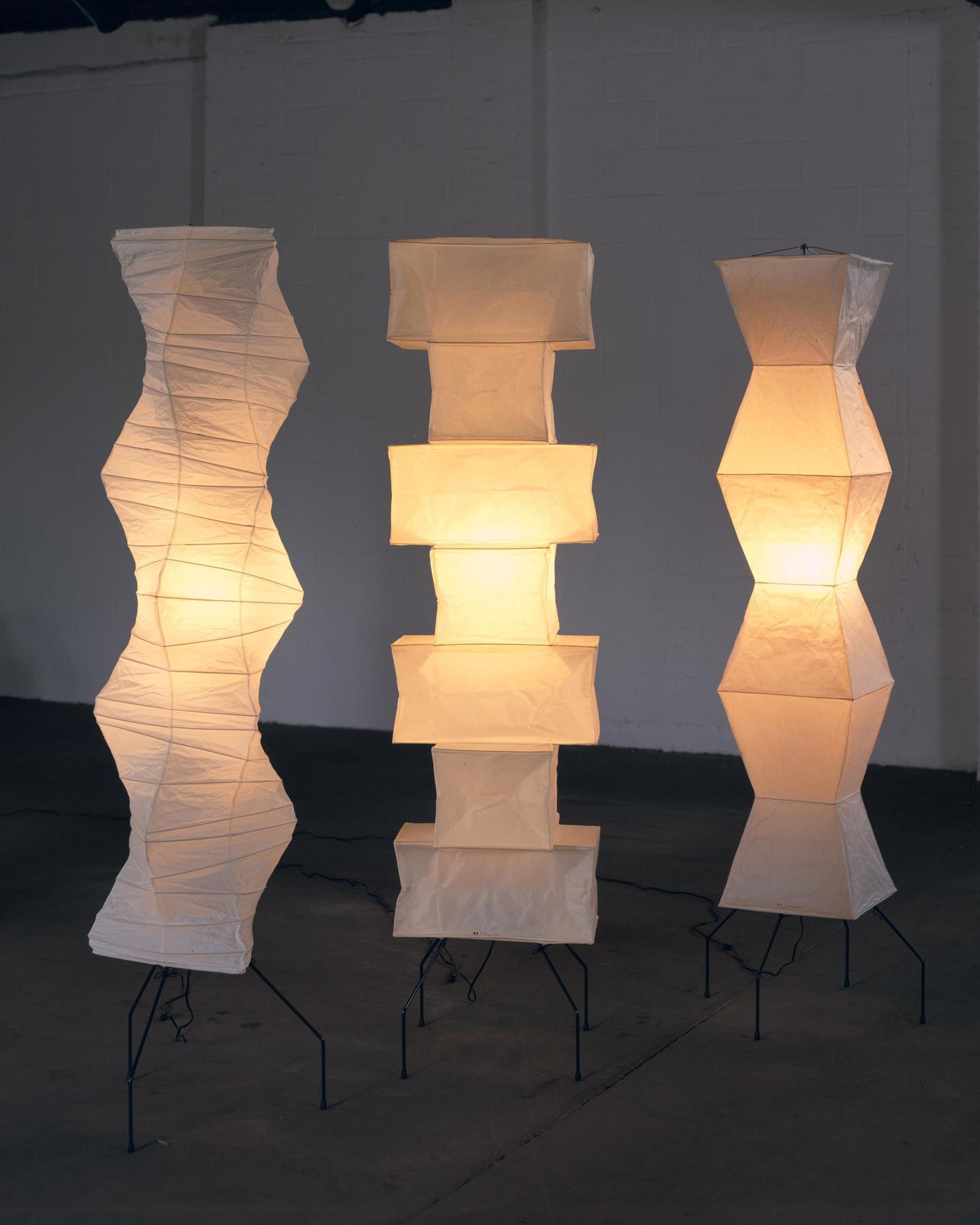 Modern Japanese Style Floor Lamp | Standing Light for Living Room and Bedroom