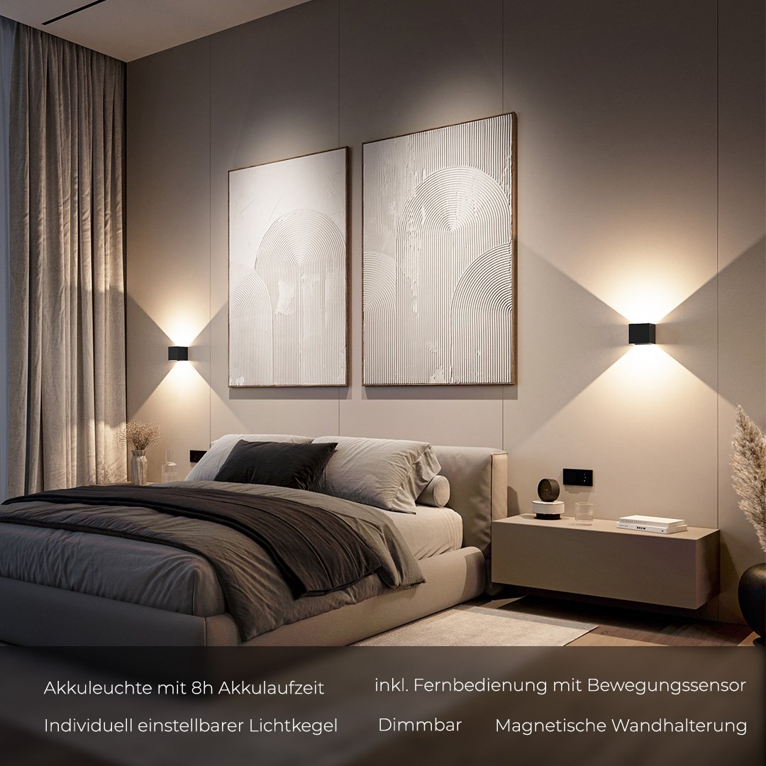 Modern LED Wall Light Sconce | Adjustable Indoor Outdoor Wall Lamp for Bedroom
