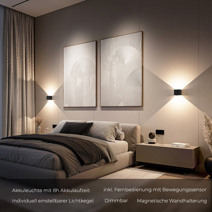 Modern LED Wall Light Sconce | Adjustable Indoor Outdoor Wall Lamp for Bedroom
