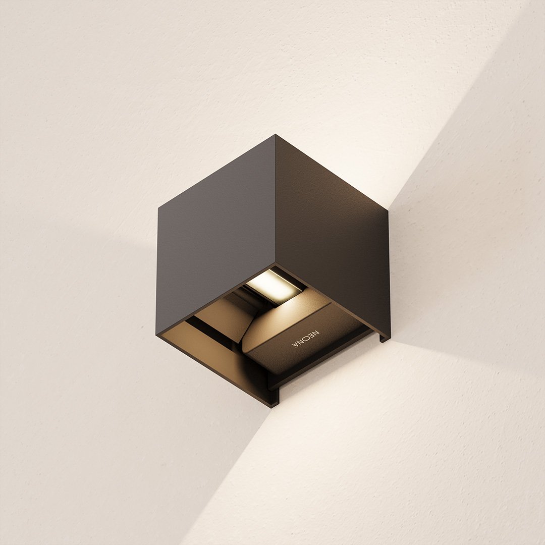 Modern LED Wall Light Sconce | Adjustable Indoor Outdoor Wall Lamp for Bedroom