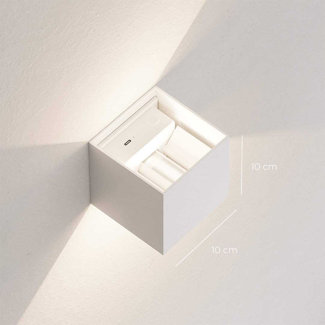 Modern LED Wall Light Sconce | Adjustable Indoor Outdoor Wall Lamp for Bedroom