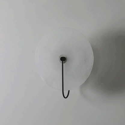 Round Disc Wall Lamp Sconce | Modern Ambient Wall Light for Bedroom and Living