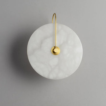 Round Disc Wall Lamp Sconce | Modern Ambient Wall Light for Bedroom and Living