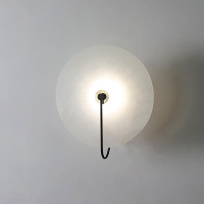 Round Disc Wall Lamp Sconce | Modern Ambient Wall Light for Bedroom and Living