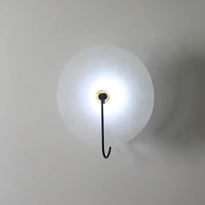 Round Disc Wall Lamp Sconce | Modern Ambient Wall Light for Bedroom and Living