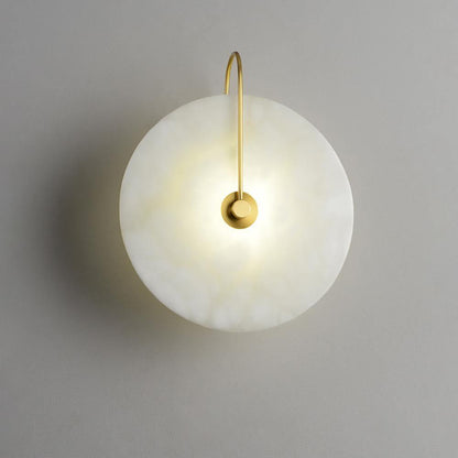 Round Disc Wall Lamp Sconce | Modern Ambient Wall Light for Bedroom and Living