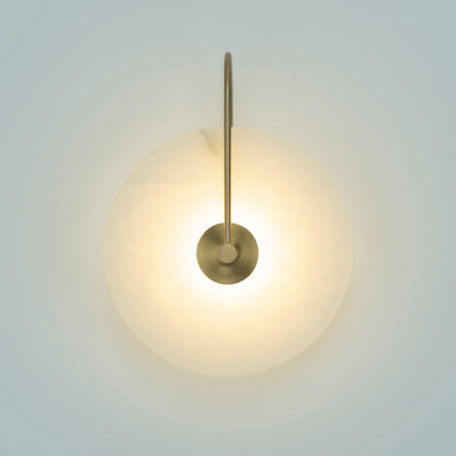 Round Disc Wall Lamp Sconce | Modern Ambient Wall Light for Bedroom and Living