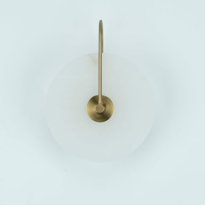 Round Disc Wall Lamp Sconce | Modern Ambient Wall Light for Bedroom and Living
