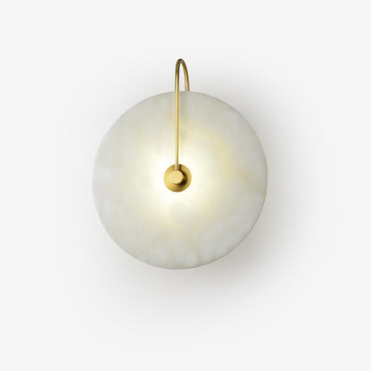 Round Disc Wall Lamp Sconce | Modern Ambient Wall Light for Bedroom and Living