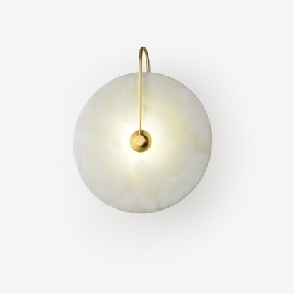Round Disc Wall Lamp Sconce | Modern Ambient Wall Light for Bedroom and Living