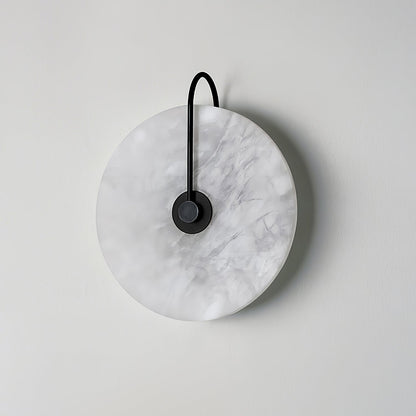 Round Disc Wall Lamp Sconce | Modern Ambient Wall Light for Bedroom and Living