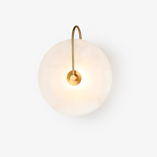Round Disc Wall Lamp Sconce | Modern Ambient Wall Light for Bedroom and Living