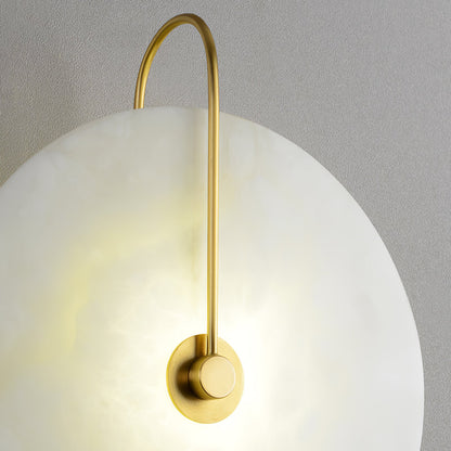 Round Disc Wall Lamp Sconce | Modern Ambient Wall Light for Bedroom and Living