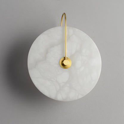 Round Disc Wall Lamp Sconce | Modern Ambient Wall Light for Bedroom and Living