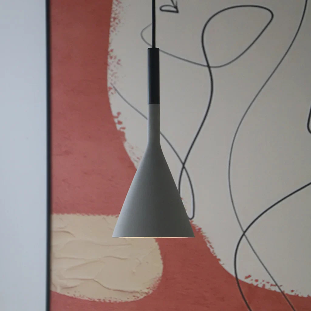 Modern Industrial Cement Pendant Ceiling Light | Stylish Hanging Lamp for Dining