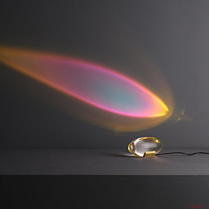 Modern Crystal Table Lamp | Ambient Bedside Light for Bedroom and Living Room