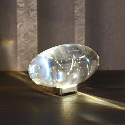 Modern Crystal Table Lamp | Ambient Bedside Light for Bedroom and Living Room