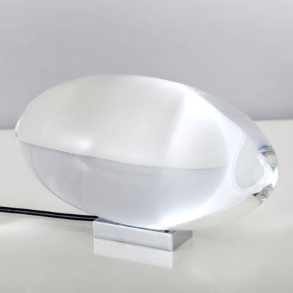 Modern Crystal Table Lamp | Ambient Bedside Light for Bedroom and Living Room