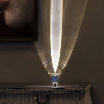 Modern Crystal Table Lamp | Ambient Bedside Light for Bedroom and Living Room