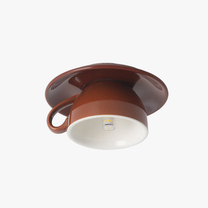 Ceramic Cup Style Flush Mount Ceiling Light | Modern Decorative Lamp