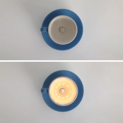 Ceramic Cup Style Flush Mount Ceiling Light | Modern Decorative Lamp